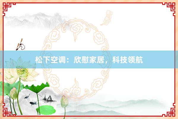 松下空调：欣慰家居，科技领航